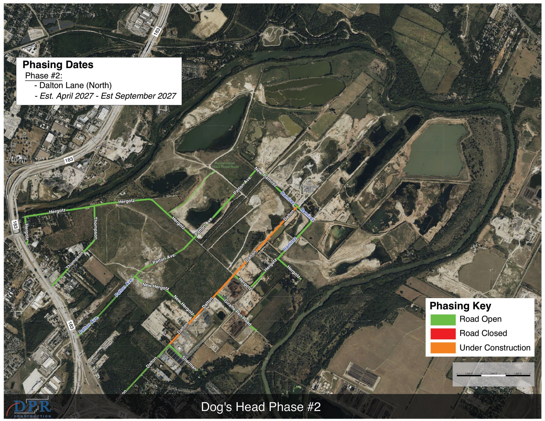 Roadway phasing plan, page 2