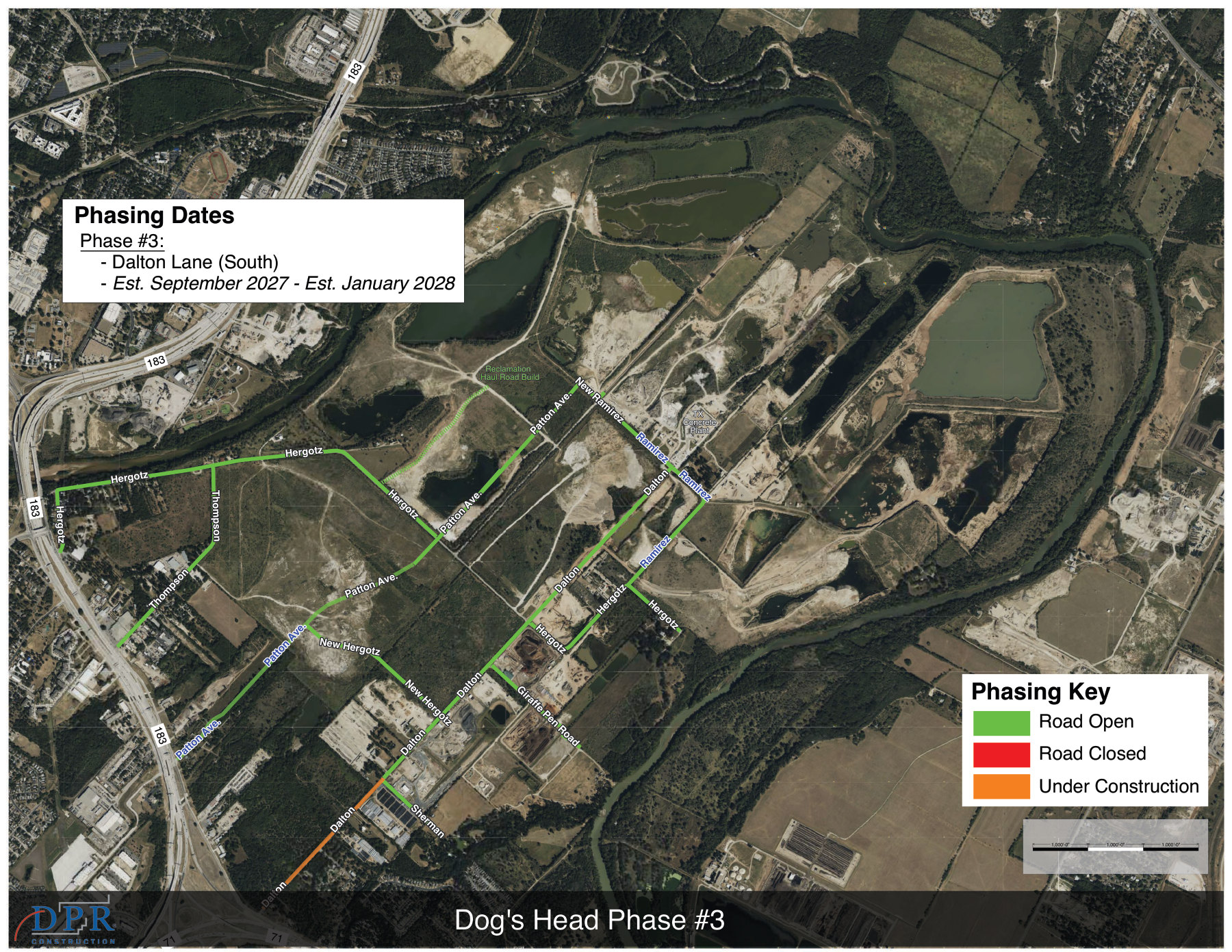 Roadway phasing plan, page 3